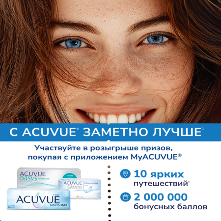 Выиграйте путешествие с MyACUVUE® 